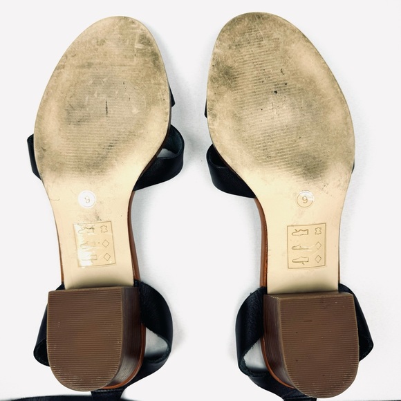 Social Standard Savannah Strappy Ankle Leather Block Heel Sandal - Picture 9 of 10